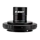 Svbony SV124 Adaptador Camara Telescopio 0.965" Adaptador T2 y Tubo Extensión Anillo T Compatible con Nikon