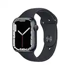 Apple Watch Series 7 [GPS + Cellular 45mm] Smart Watch w/Midnight Aluminum Case with Midnight Sport Band. Fitness Tracker, Blood Oxygen & ECG Apps, Always-On Retina Display, Water-Resistant