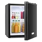 KLARSTEIN Mini Frigo de Chambre de 23L pour Snacks et Boissons, Petit Frigo Top Silencieux, Mini Bar, Petit Réfrigérateur Camping, Mini Frigo Cosmetique, Refrigerateur avec Étagères Réglables, 5-15°C