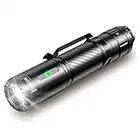 WUBEN C3 LED Torches, 1200 Lumens, Extremely Bright Torch, USB Rechargeable Tactical Torches, Torch with 6 Modes and Long Working Time, IP68 Waterproof for Outdoor, Hiking, Camping