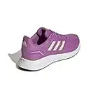 adidas Run Falcon 2.0, Zapatillas de Deporte Mujer, Violeta Pulse Lilac Bliss Orange White, 39 1/3 EU