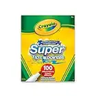 Crayola Super Tips Washable Markers 100 Count Arts & Crafts