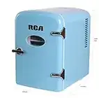 RCA RMIS129-BLUE Mini Retro 6 Can Beverage Refrigerator-Blue