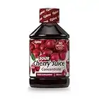 Optima Sour Cherry Juice Concentrate, Natural, Vegan, No Artificial Flavours or Colours, Food Supplement, 500 ml