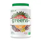 Genuine Health Greens+ Extra Energy Superfood Powder, Spirulina and Wheat Grass, Natural Orange Flavour, Non GMO, 797g - Value Size