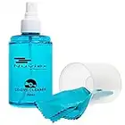 Premium CD Cleaner Solution Spray - Compact Disc CD-DVD Cleaning Fluid with Microfiber Anti-Static Cloth 7oz