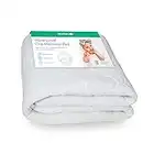 Newton Waterproof Mattress Crib Mattress Pad | 100% Breathable Proven to Reduce Suffocation Risk, Ultra-Plush, Universal Fit, 100% Washable