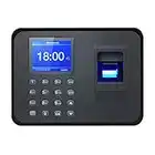 Machine biométrique d'assistance d'empreintes digitales, 2,4 Pouces TFT LCD Display USB système d'empreintes digitales d'assistance Horloge Employé Sign-in Recorder