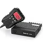 Radioddity CS-47 Small CB Radio, AM/FM, 40-Channel, One Hander Microhone Built-in Speaker, Large 7-Color Backlit LCD Display, VOX, RF Gain Long-Range for Offroad, Trucker, Backcountry