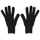 2 Pieces Professional Heat Resistant Gloves Heat Insulation Blocking Glove Suit for Protection While Hair Styling Curling Straight Tool