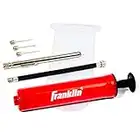 Franklin Sports Ball Pump Kit -7.4" - Perfect for Basketballs, Soccer Balls and More - Complete Hand Pump Kit with Needles, Flexible Hose, Air Pressure Gauge and Carry Bag