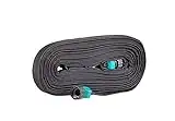 Rocky Mountain Goods Soaker Hose Flat - Heavy Duty Double Layer Design - Saves 70% Water - Consistent Drip Throughout Hose - Leakproof Guarantee - Garden/Vegetable Safe (1, 50 FT)