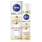 NIVEA Cellular Luminous 630® Soin de Jour Protecteur FPS 50 anti-taches (1 x 40 ml), soin visage enrichi en Acide hyaluronique & Vitamine E, soin femme perfecteur de teint