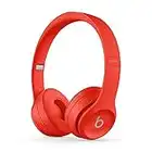 Beats Solo3 Wireless On-Ear Headphones - Apple W1 Headphone Chip, Class 1 Bluetooth, 40 Hours Of Listening Time - Red (Latest Model)