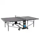 Kettler K5 Table de Tennis de Table pour l'extérieur et l'intérieur, Qualité Tournoi, Plateau en résine de mélamine 5 mm, Résistante aux Rayures et aux intempéries, Pliable, Fabriqué en Allemagne