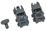 AIRSOFT FMA GEN 2 BACK UP SIGHTS M4 IRON SIGHT BLACK plastic UK