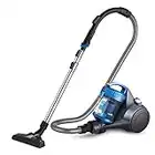 EUREKA Whirlwind Bagless Canister Cleaner NEN110A Lightweight Corded Vacuum for Carpets and Hard Floors, Blue