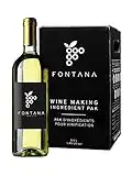 Australian Chardonnay - Fontana Wine Home Brewing Kit | Wine Making Kit | 23 Liter Kit with Premium Ingredients