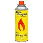 Alpen Camping Bombola di Gas butano per fornello a Gas, fornello da Campeggio, bruciatore da Saldatura, 400 ml (1) (1)