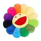 Angleliu Smile Face Plush Pillow Cushion Mat Pillow Sofa Cushion Colorful Plush Toy for Home Bedroom Decor,Colorful,Soft & Comfortable,16.5in/42cm