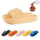 HUIPYOU Chaussures de Plage Femmes Hommes Claquettes de Douche Chaussons Antidérapantes Maison Pantoufles Piscine Salle de Bain Sliper Unisex Usage Intérieur Extérieur Pantoufles À Semelles Épaisses