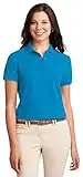 Port Authority Women's Classic Knit Collar Polo Shirt_Turquoise_3XL