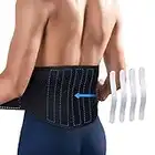 Ceinture Lombaire De Maintien, Ceinture Dorsale Sport Pour Hommes Et Femmes, Respirant Support Au Bas Du Dos Avec Sangles De Compression Pour Soulagement De Douleur Et Prévention Des Blessures