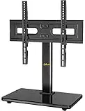 Soporte Giratorio para TV Sobremesa Universal para TV de LCD LED OLED de 32-60 Pulgadas - Soporte Pie TV de Altura Ajustable, Máxima de 40 kg, VESA Máx. de 400x400 mm