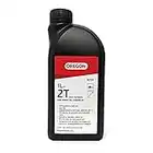 Oregon 2-Stroke Engine Oil, Self-Mixing Partly Synthetic Mineral Chainsaw Oil, Low Smoke, Low Ash Lubricant, Protects Engine & Improves Performance, 2T, Leaded or Unleaded Fuels, 1 Litre (90720)