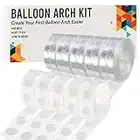 Balloon Arch Kit, 82ft Easy DIY Balloon Decorating Garland Strip and 500Pcs Glue Point Dots Tape for Balloon Arch, Decorations Making