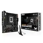 ASUS TUF Gaming B660M-PLUS WiFi Scheda Madre mATX, Intel B660, LGA1700, DDR5, PCIe 5.0, LAN Realtek 2.5Gb, WiFi 6, Realtek 7.1 Surround, 2xM.2, 4xSATA 6GB/s, USB 3.2 Gen 2x2, Armoury Crate, Nero