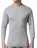 Stanfield's Men's Premium Cotton Rib Thermal Long Sleeve Undershirt Underwear, Grey Heather, Large