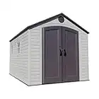 Lifetime 6402 Outdoor Storage Shed, 8 x 12.5 ft, Desert Sand