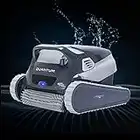 Dolphin Quantum Robotic Pool Cleaner (2023 Model) — Oversized Ultra-Fine and Standard Filter Bin, Weekly Timer, Anti-Tangle Swivel, & Waterline Cleaning for In-Ground Swimming Pools up to 50ft