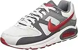 NIKE Air MAX Command, Zapatillas Hombre, Pure Platinum/Gym Red/Dk Grey/Cool Grey/White 049, 41 EU