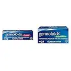 Germoloids Hemorrhoid Cream, Piles Treatment with Anaesthetic to Numb The Pain & Itch, 55 g, Pack of 1 with Piles Treatment Suppositories, Triple Action with Anaesthetic to Numb The Pain & Itch, 55 g