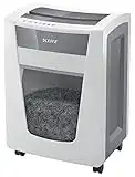 Leitz IQ Office Pro P6+ Super Micro Cut Paper Shredder, Shreds 5 Sheets, 30 Litre Bin, White, 80101000