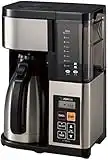 Zojirushi EC-YTC100XB Coffee Maker, 10-Cup, Stainless Steel/Black