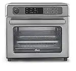 Oster Digital RapidCrisp Air Fryer Oven, 9-Function Countertop Oven with Convection, Stainless Steel