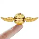 Golden Ball Fidget Hand Spinner for Kids & Adults - Cool Magic Wizardly World Orb Ball Finger Toys Fidgets - Best Gift for Sensory Reduce Anxiety Stress Relief, Quiet Desk Toys for School Home Office