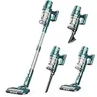 ORFELD Cordless Vacuum Cleaner, Cordless Stick Vacuum with Intelligent Sensing, 26000Pa Powerful Suction, Up to 50Mins Runtime Lightweight Vacuum for Deep-Clean Pet Hair Carpet Hard Floor