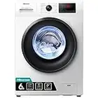 Hisense-WFPV6012EM-Freestanding-6 KG-Front Load Washing Machine-Steam Wash-Quick Wash-15 Washing Programs-1200 RPM-White-Energy Rating E