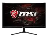 MSI Full HD FreeSync Gaming Monitor 24" Curved Non-Glare 1ms Led Wide Screen 1920 X 1080 75Hz Refresh Rate (Optix G241VC),Black