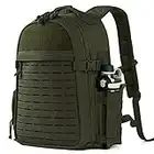 QT&QY 35L Sac à dos tactique militaire de survie pour hommes Sac à dos molle de l'armée Petit sac de survie Sac d'assaut EDC 1 jour Sac de jour pour moto et camping