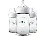 Philips Avent Natural Baby Bottles, Clear, 9oz, 3pk, SCF013/37