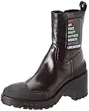 Love Moschino Women's St.ttod.quad70 Vitello Ankle Boot, Black, 5 UK