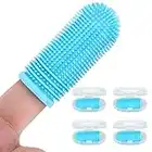 Wveroa 4 Pack Dog Toothbrush for Dog Teeth Cleaning Dog Finger Toothbrush Dog Tooth Brushing Kit Dog Fingerbrush Toothbrush Pet Toothbrush Puppy Toothbrush