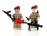 Collectible Battle Brick British SAS WW2 Soldiers Custom Minifigures