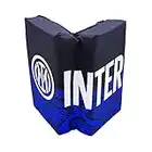 Inter Cuscino a Libro da Stadio Nuovo Logo, Diverse Colorazioni, Unisex-Adulto, Scritta Nero/Blu, Taglia Unica