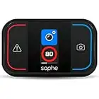 Saphe Drive Mini Blitzerwarner für Auto | Auto Zubehör - Daten von Blitzer.de - Warnt europaweit vor Radar Blitzer & Gefahren – Verkehrsalarm Verbindung via Bluetooth - Startet automatisch